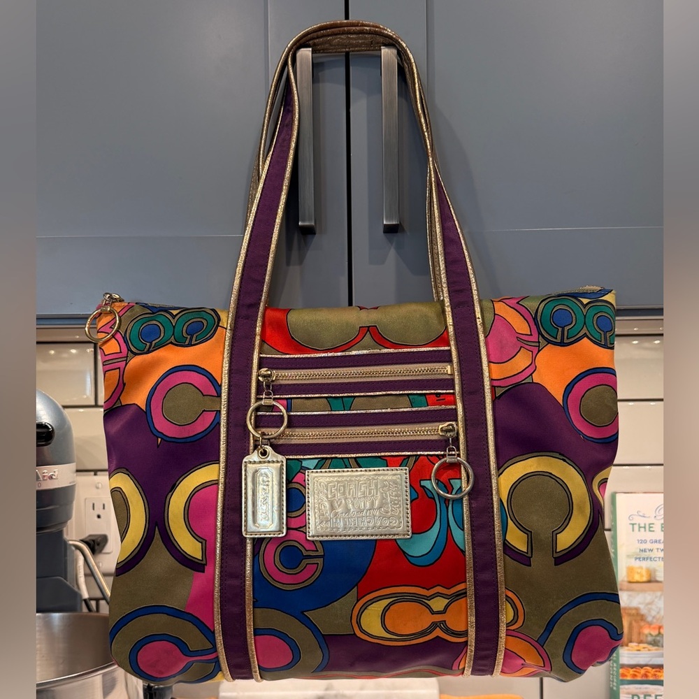 Coach 2009 Poppy C Glam Tote F0993